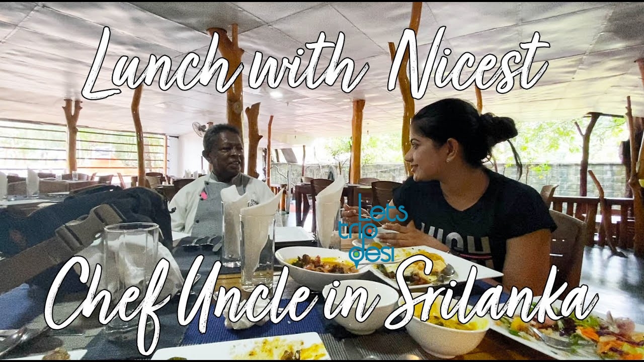 Lunch with Nicest Chef Uncle in Sigiriya, Srilanka