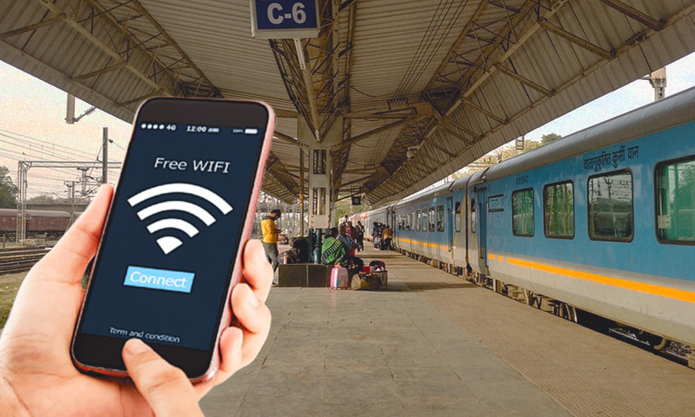 Now You Can Access Free WiFi at Over 6000 Railway Stations Across India