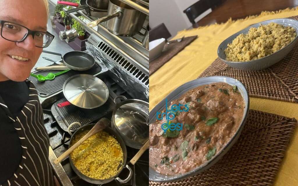 Australian PM Scott Morrison Cooks Khichdi to Celebrate New Trade Deal with India