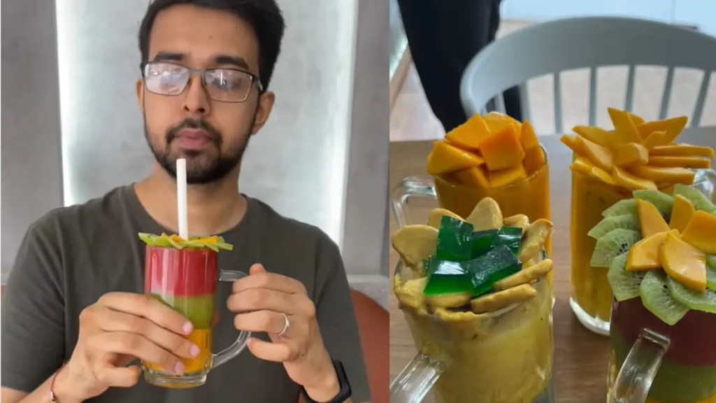 Rainbow juice in Mumbai