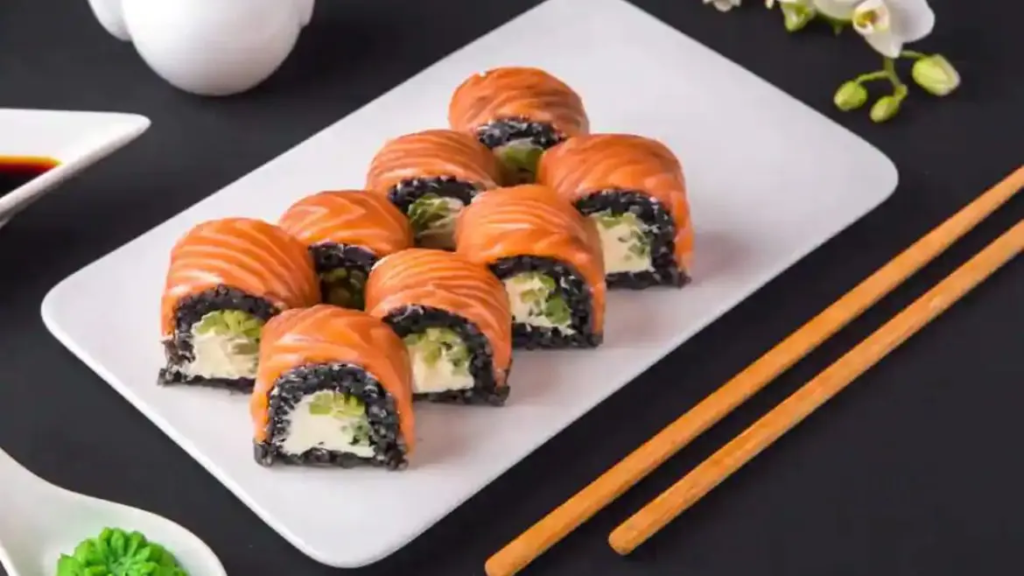 black rice sushi in Delhi