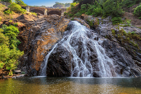 Sanvordem Waterfall near Goa