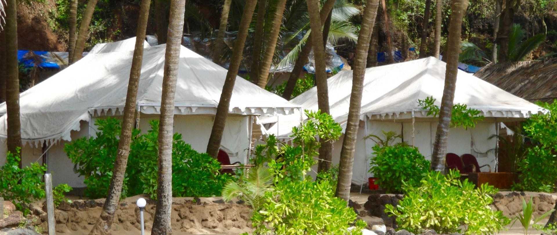 cosy tents cola beach Goa