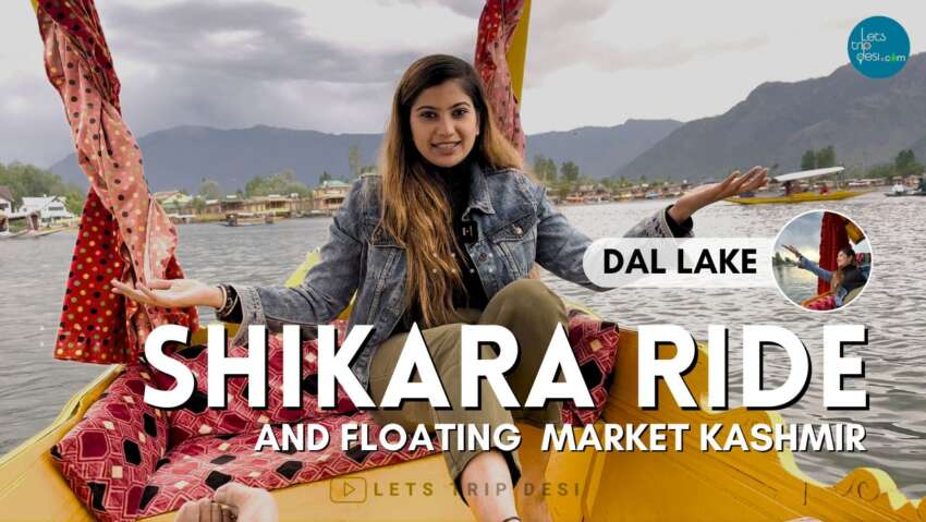 shikara ride at dal lake