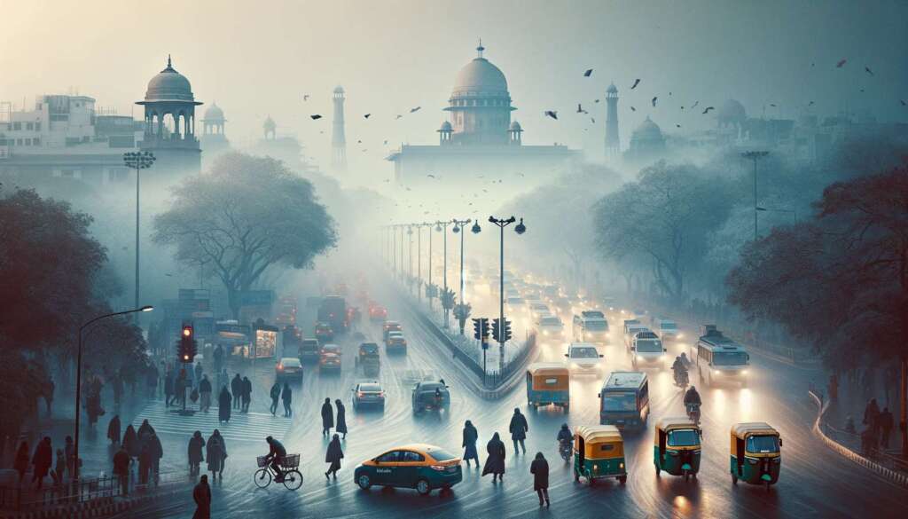 Delhi Recorded 3.8 Degrees Celsius and Woke Up To The Coldest Morning This Winter; High Winds Affect Airplanes and Trains